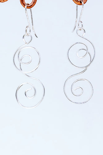 SSHME012 Swirly Earrings