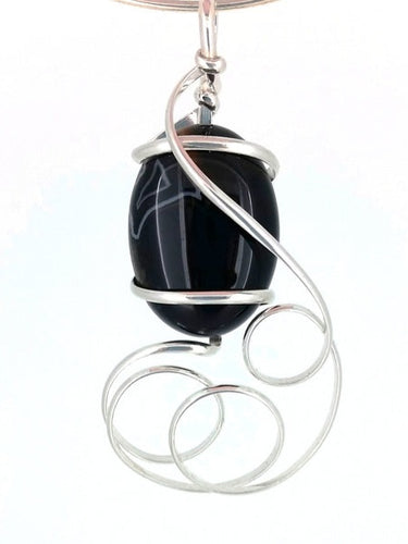 G10Z01 Sterling Silver Pendant with 5 Interchangeable Gemstones