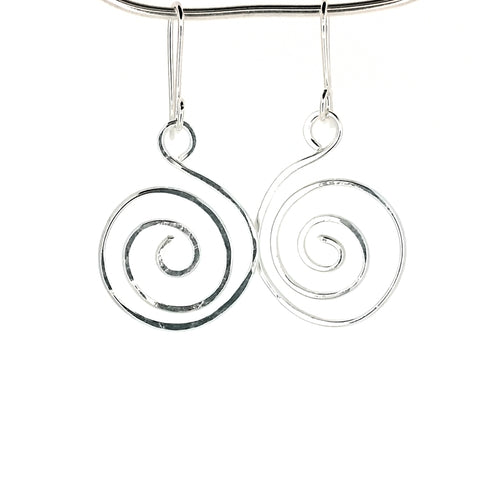 SSHME001 Small Spiral Earrings