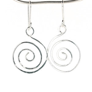 SSHME008 Large Spiral Earrings